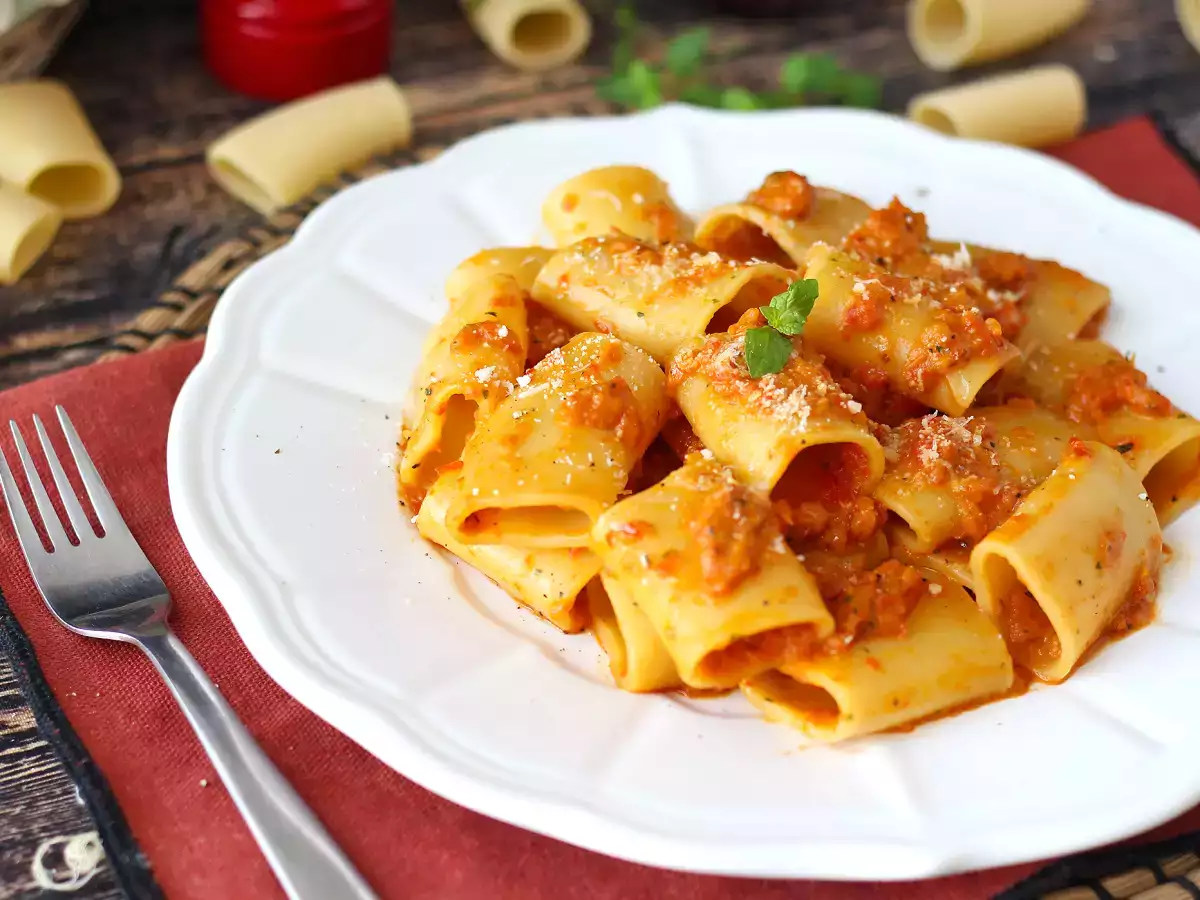 Pasta med peberfrugter og mynte: cremet og aromatisk - foto 7