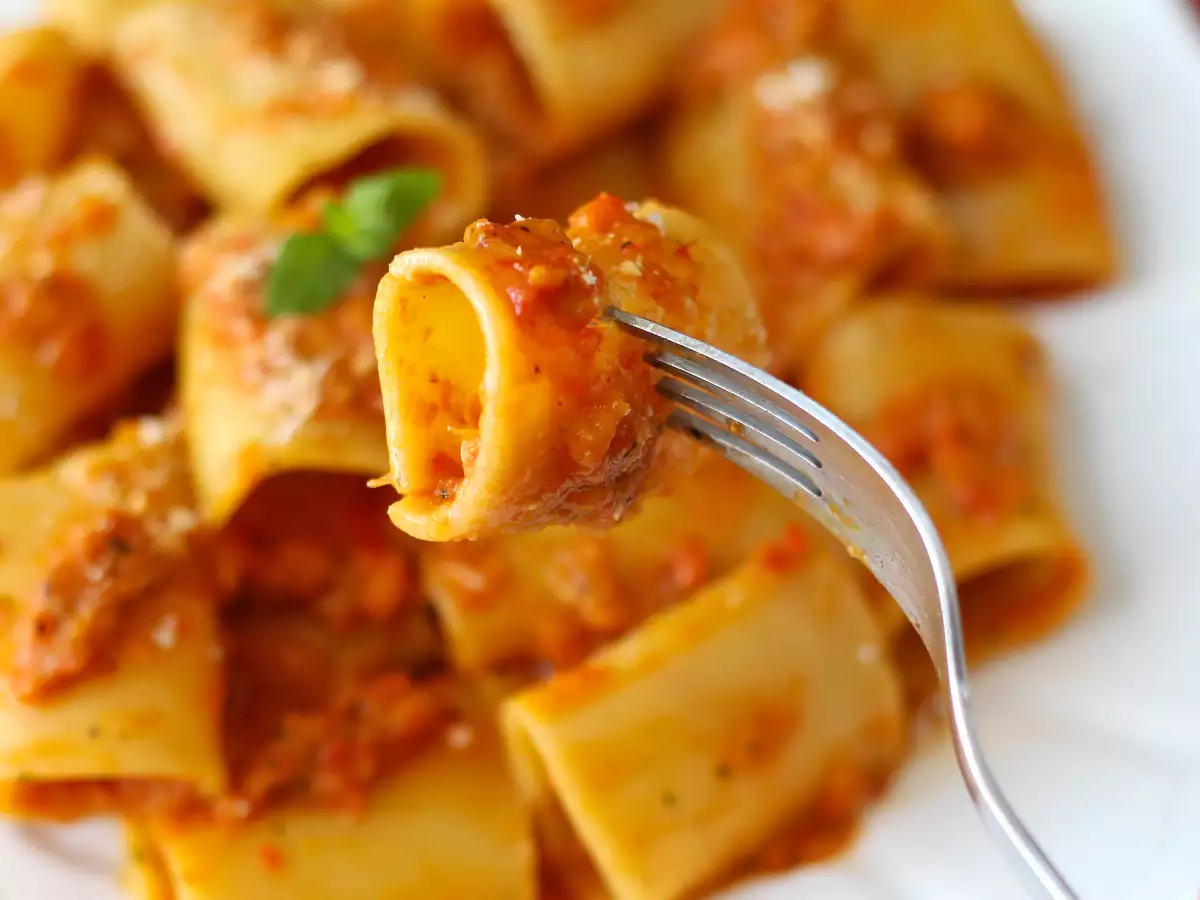 Pasta med peberfrugter og mynte: cremet og duftende - foto 4