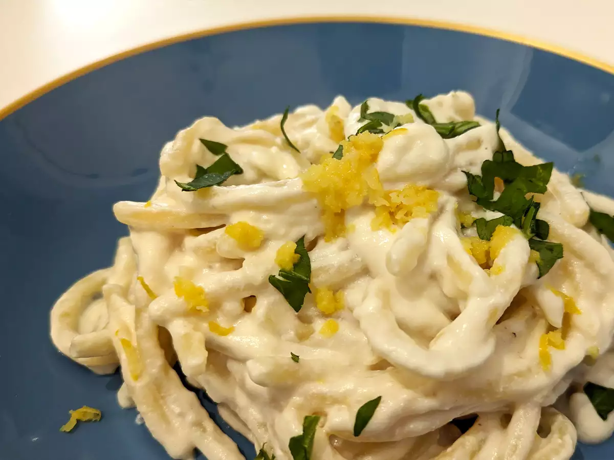 Pasta med ricotta og citron – en delikat og utrolig nem hovedret! - foto 3