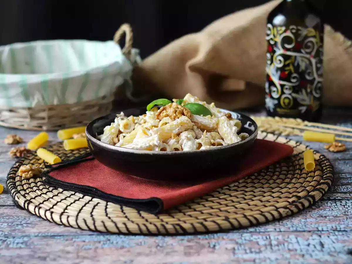 Pasta med ricotta og valnødder: cremet og sprød - foto 2