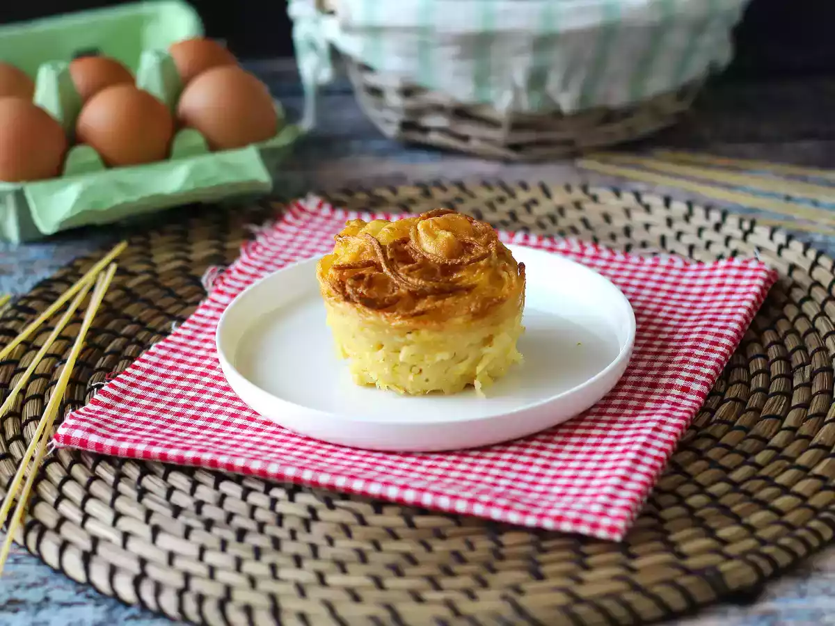 Pasta-omelet i luftfryser - foto 5