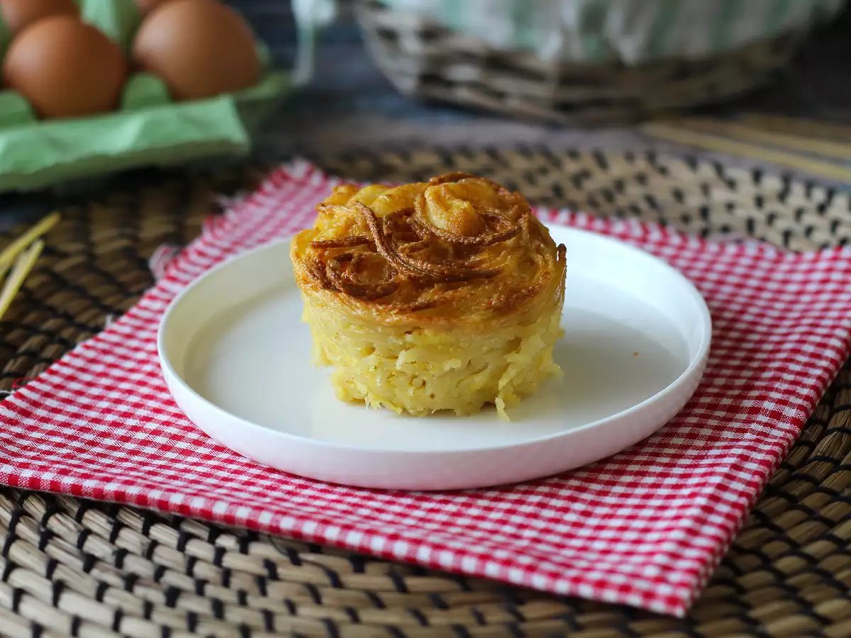 Pastaomelet i airfryer - foto 2