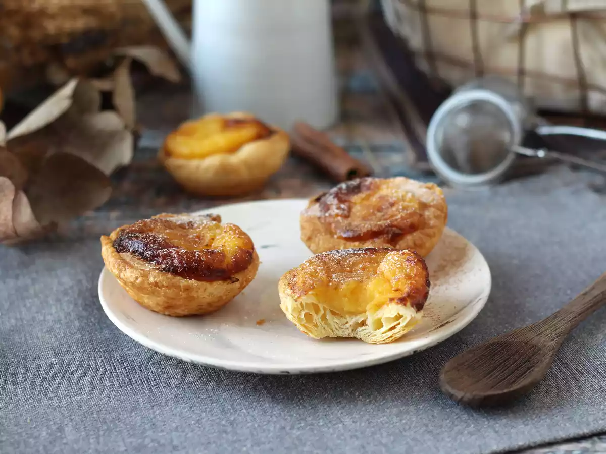 Pastéis de nata i en luftfryser. Den hurtige og nemme opskrift på det traditionelle portugisiske slik. - foto 2