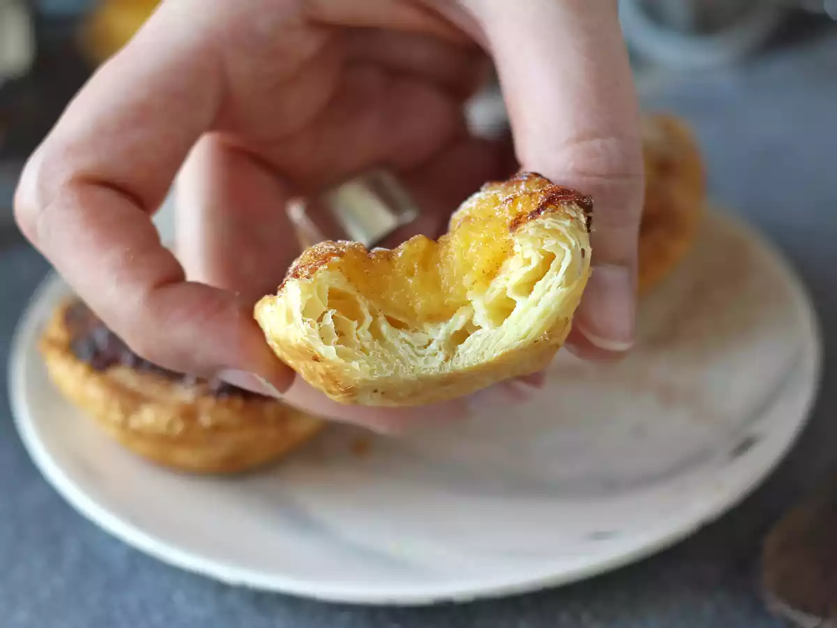 Pastéis de nata i en luftfryser. Den hurtige og nemme opskrift på det traditionelle portugisiske slik. - foto 3