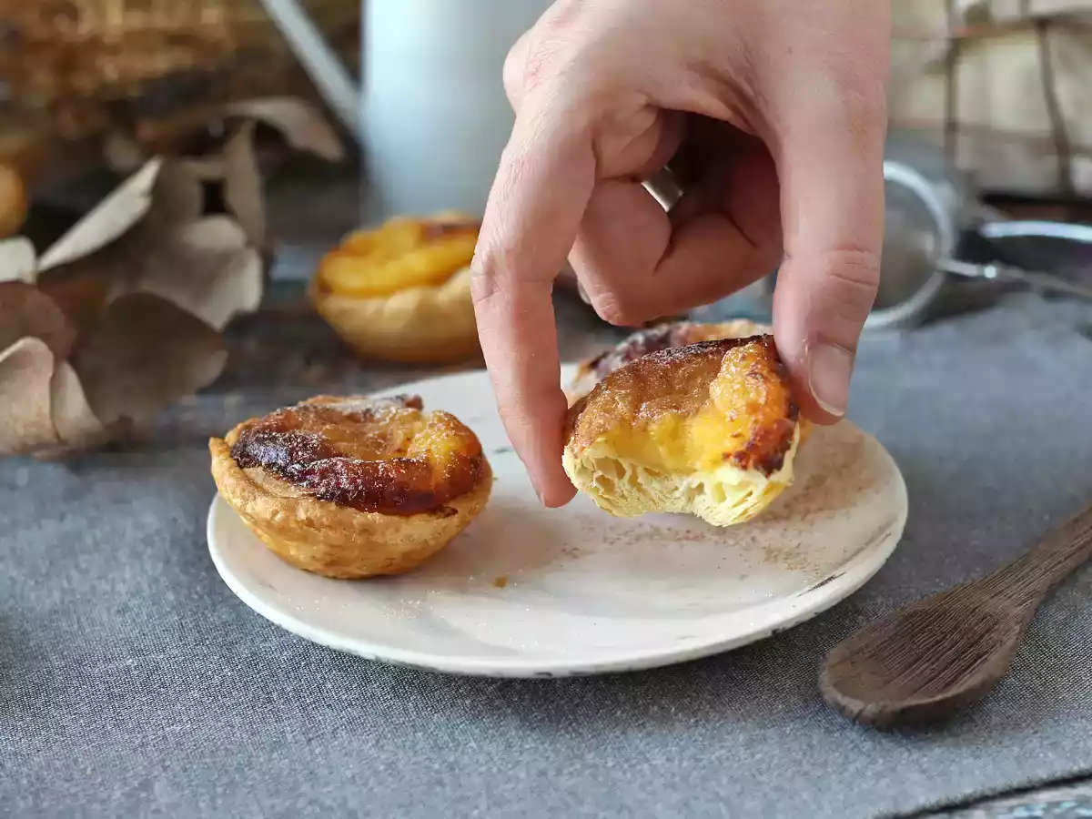 Pastéis de nata i en luftfryser. Den hurtige og nemme opskrift på det traditionelle portugisiske slik. - foto 7