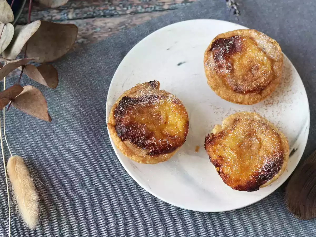 Pastéis de nata i en luftfryser. Den hurtige og nemme opskrift på det traditionelle portugisiske slik. - foto 8