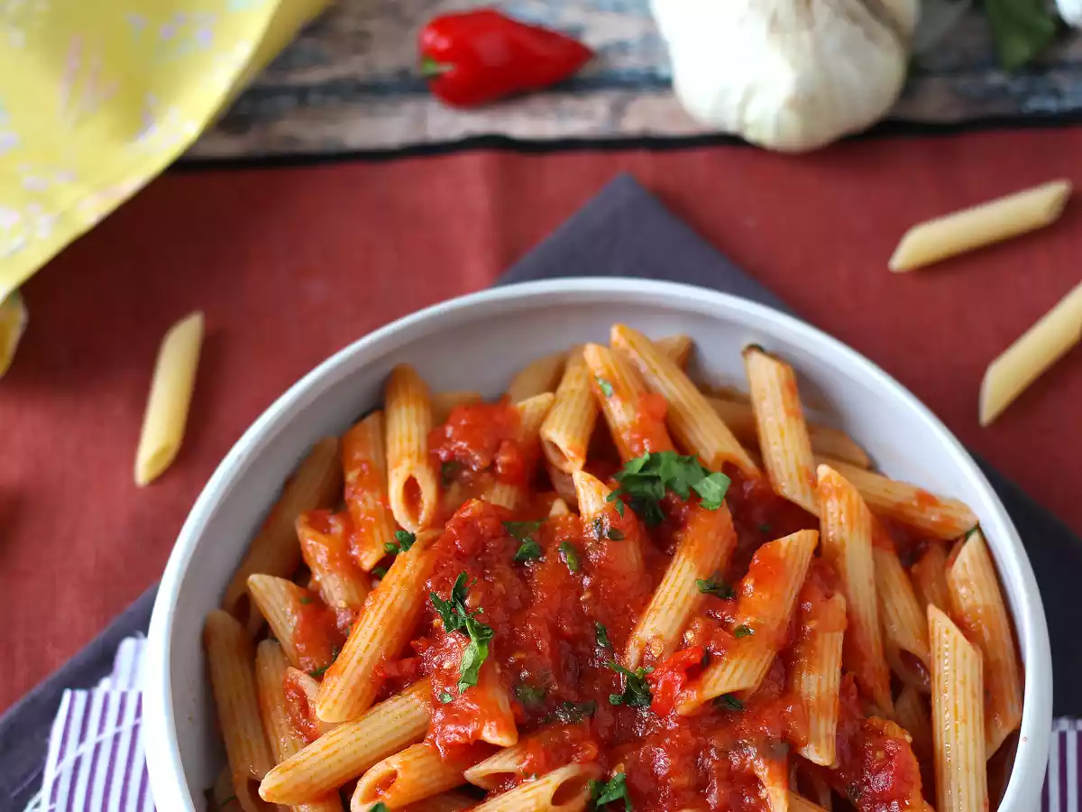 Penne all'arrabbiata: en hjertevarm italiensk klassiker! - foto 4