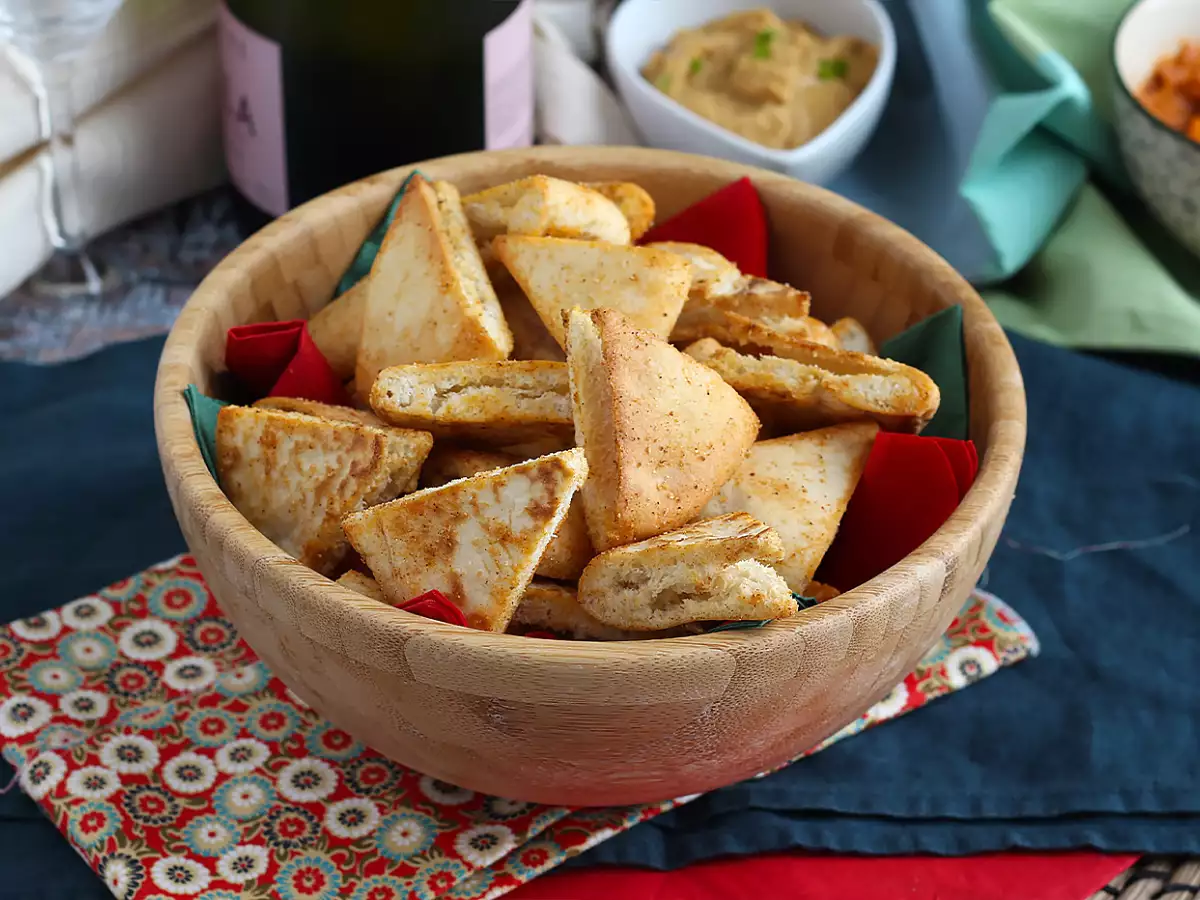 Pitabrødschips – hurtig opskrift - foto 2