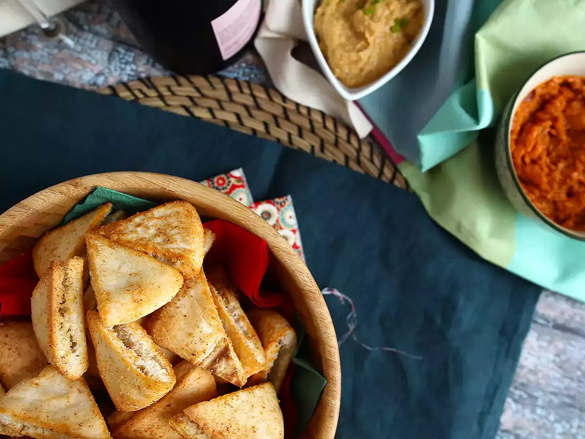Pitabrødschips – hurtig opskrift - foto 3