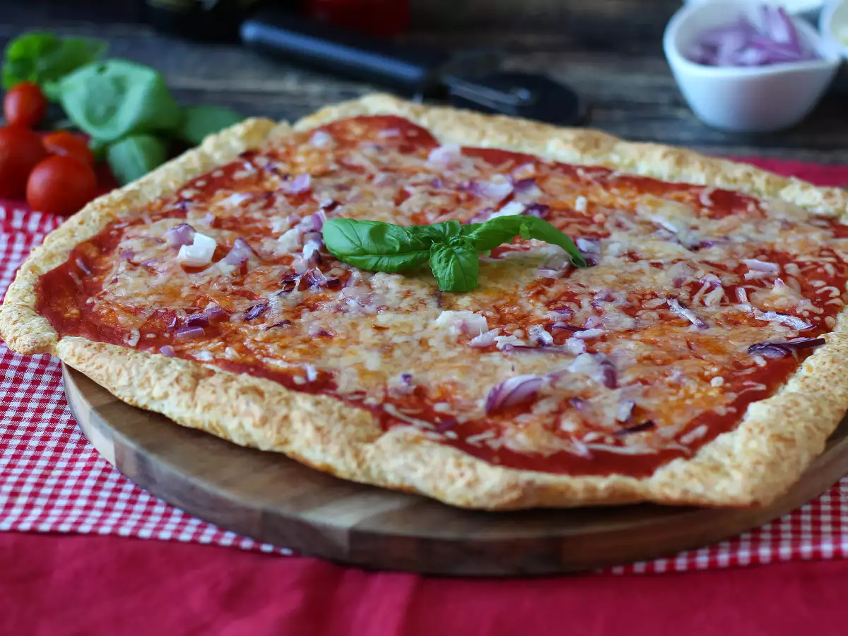 Pizza med hytteost - foto 2