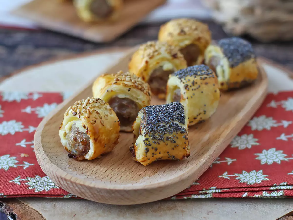 Pølse- og ostesnacks i luftfritøren - foto 6