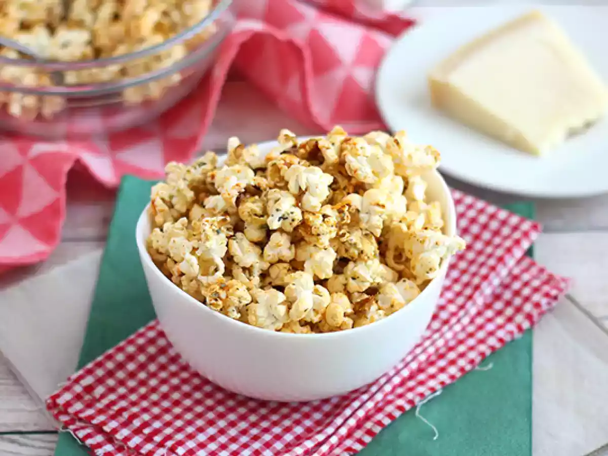 Popcorn med pizzasmag - foto 2