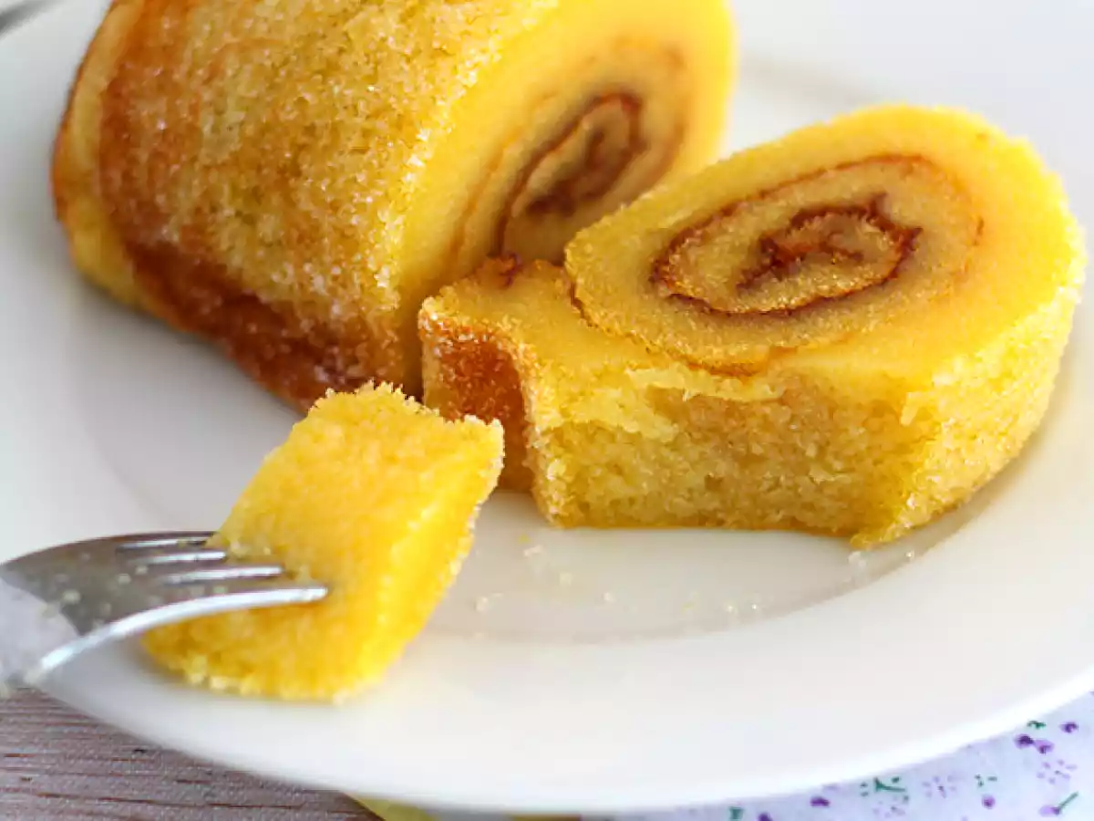 Portugisisk appelsinrullekage - Torta de laranja - foto 4