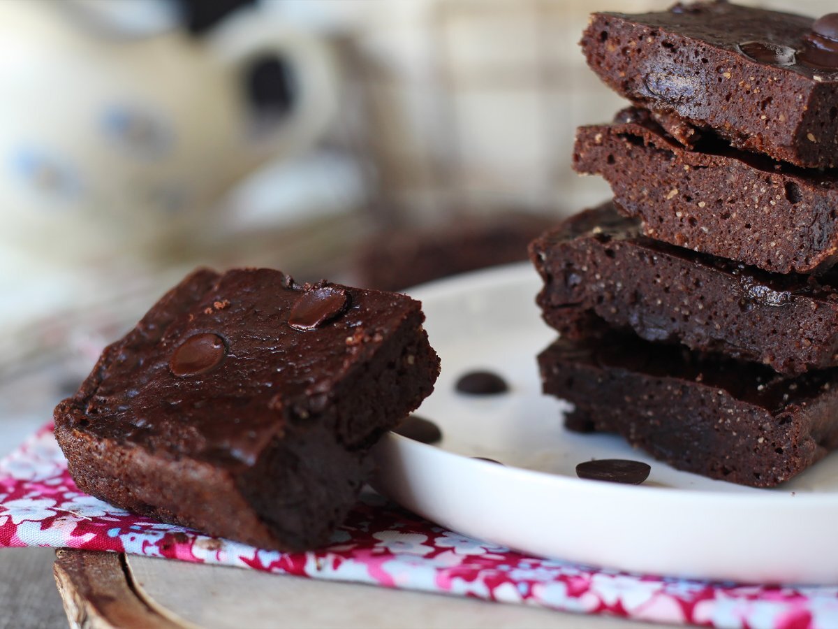 Proteinbrownie med valle, naturligt glutenfri - foto 2