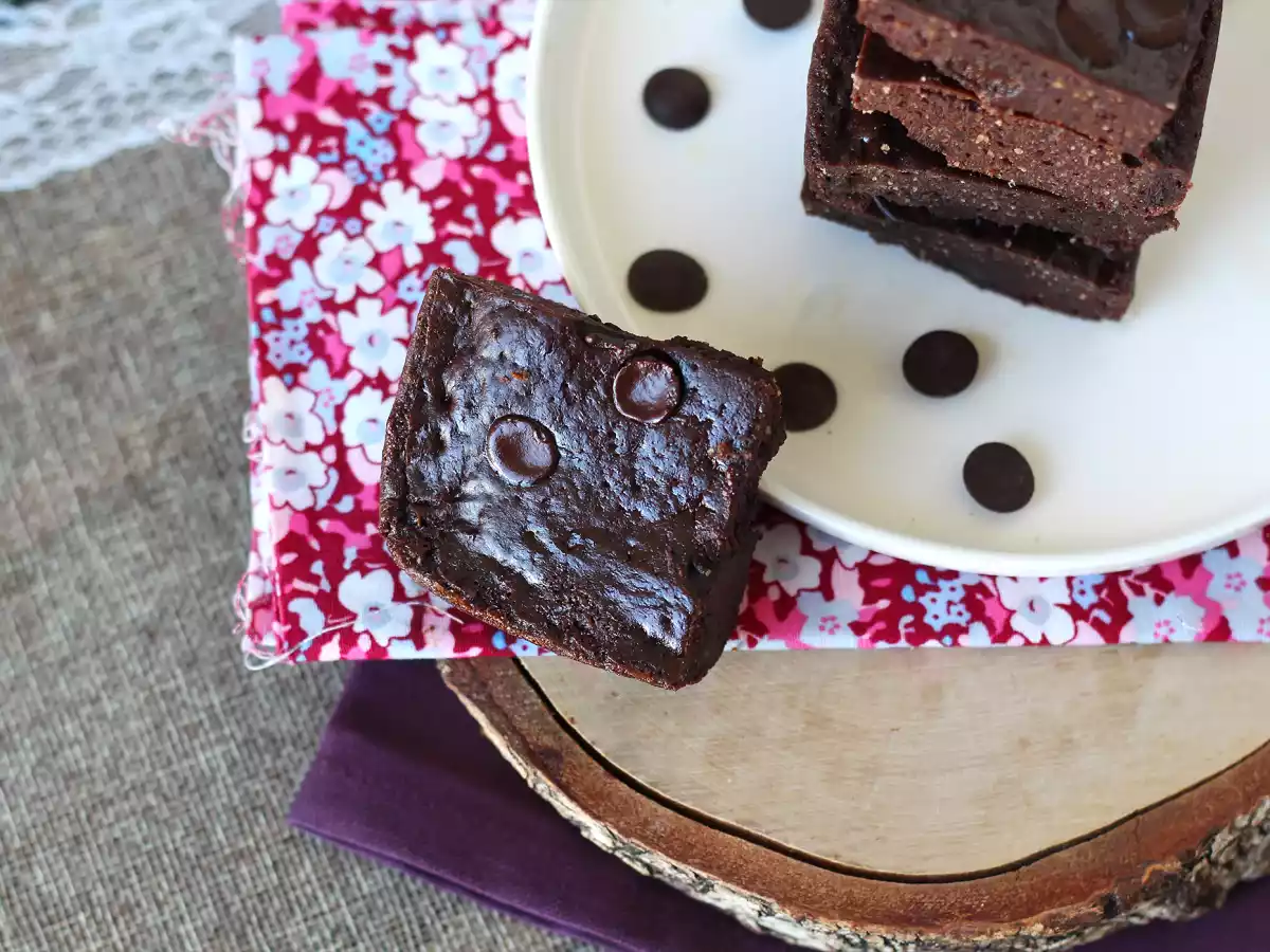 Proteinbrownie med valle, naturligt glutenfri - foto 5