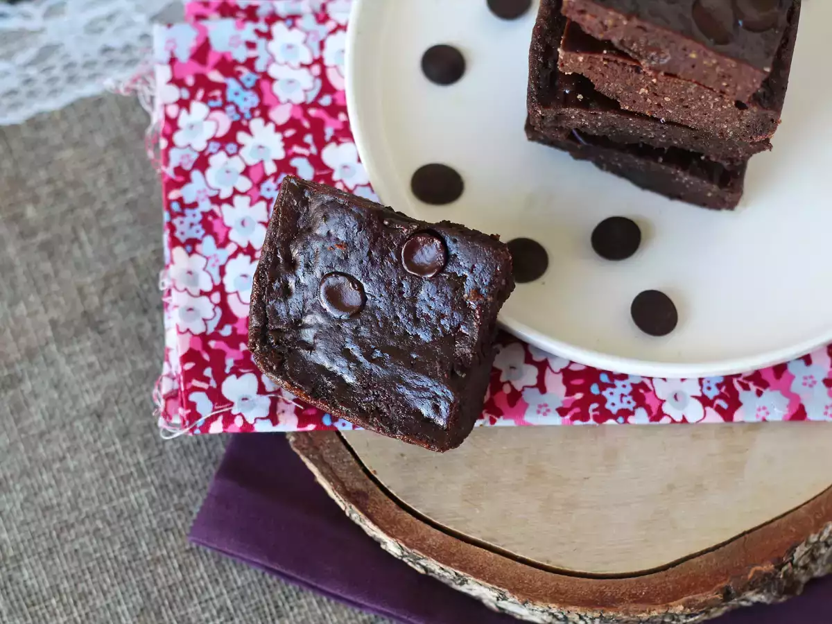 Proteinbrownie med valleprotein, naturligt glutenfri - foto 5