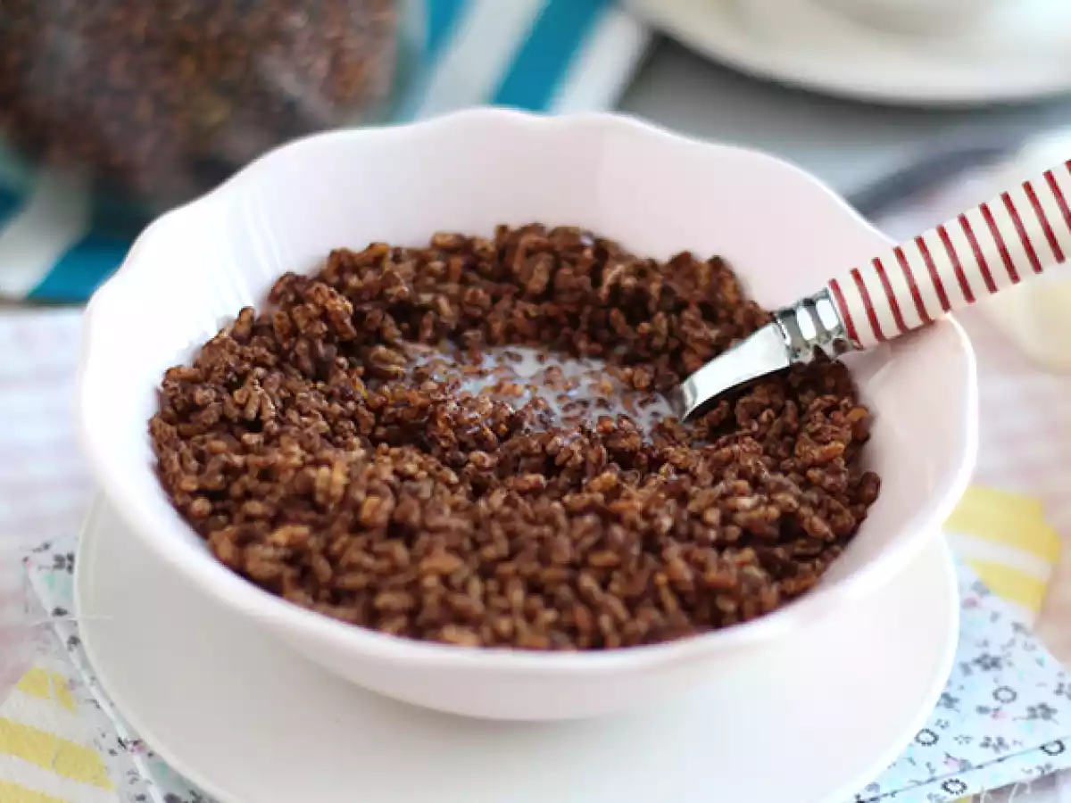 Puffede ris med chokolade. Kokosnødde-pops - foto 2