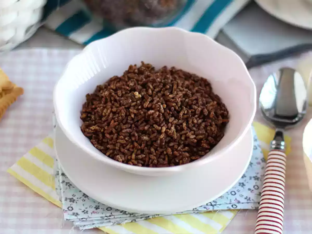 Puffede ris med chokolade. Kokosnødde-pops - foto 3