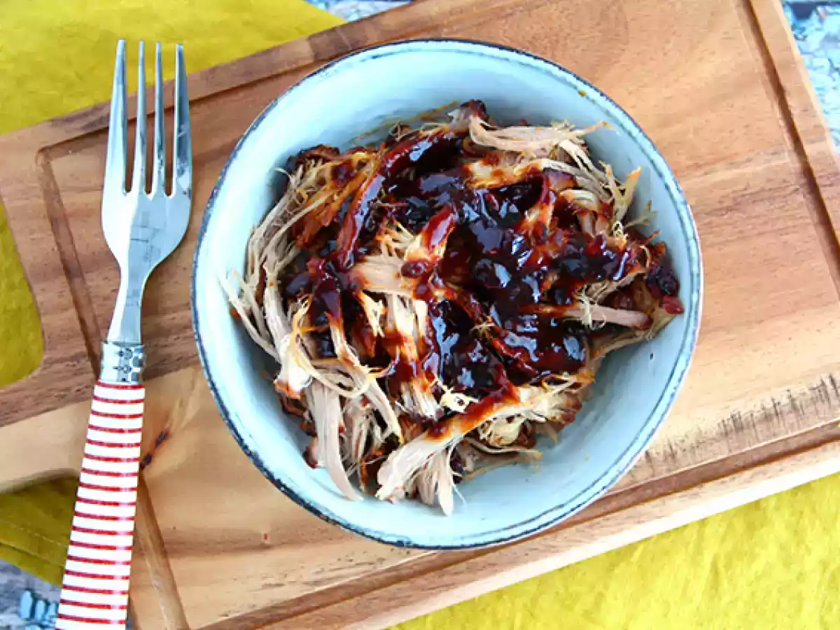 Pulled pork, amerikansk stil - foto 2