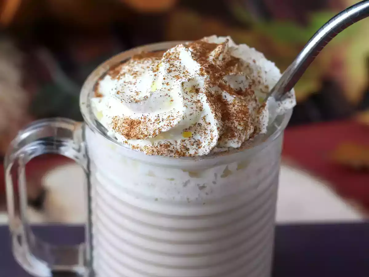 Pumpkin spice latte med hjemmelavet græskarsirup! - foto 3