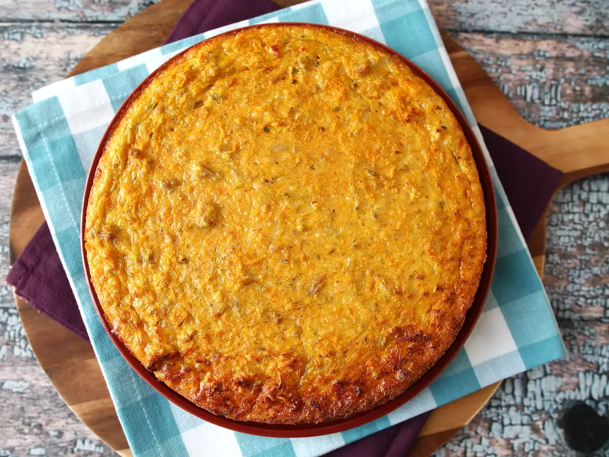 Quiche uden bund med tun, gulerødder og cottage cheese: nem og proteinrig - foto 2