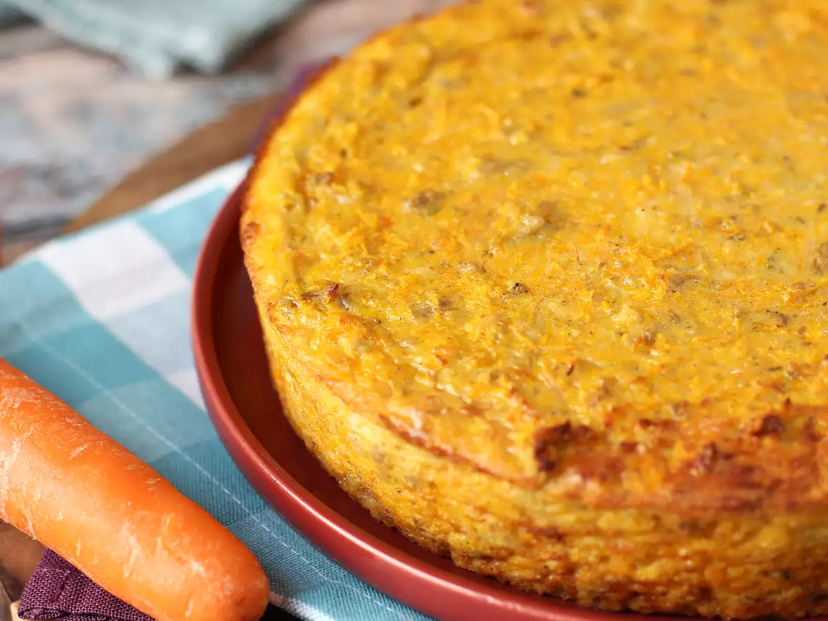 Quiche uden bund med tun, gulerødder og cottage cheese: nem og proteinrig - foto 4