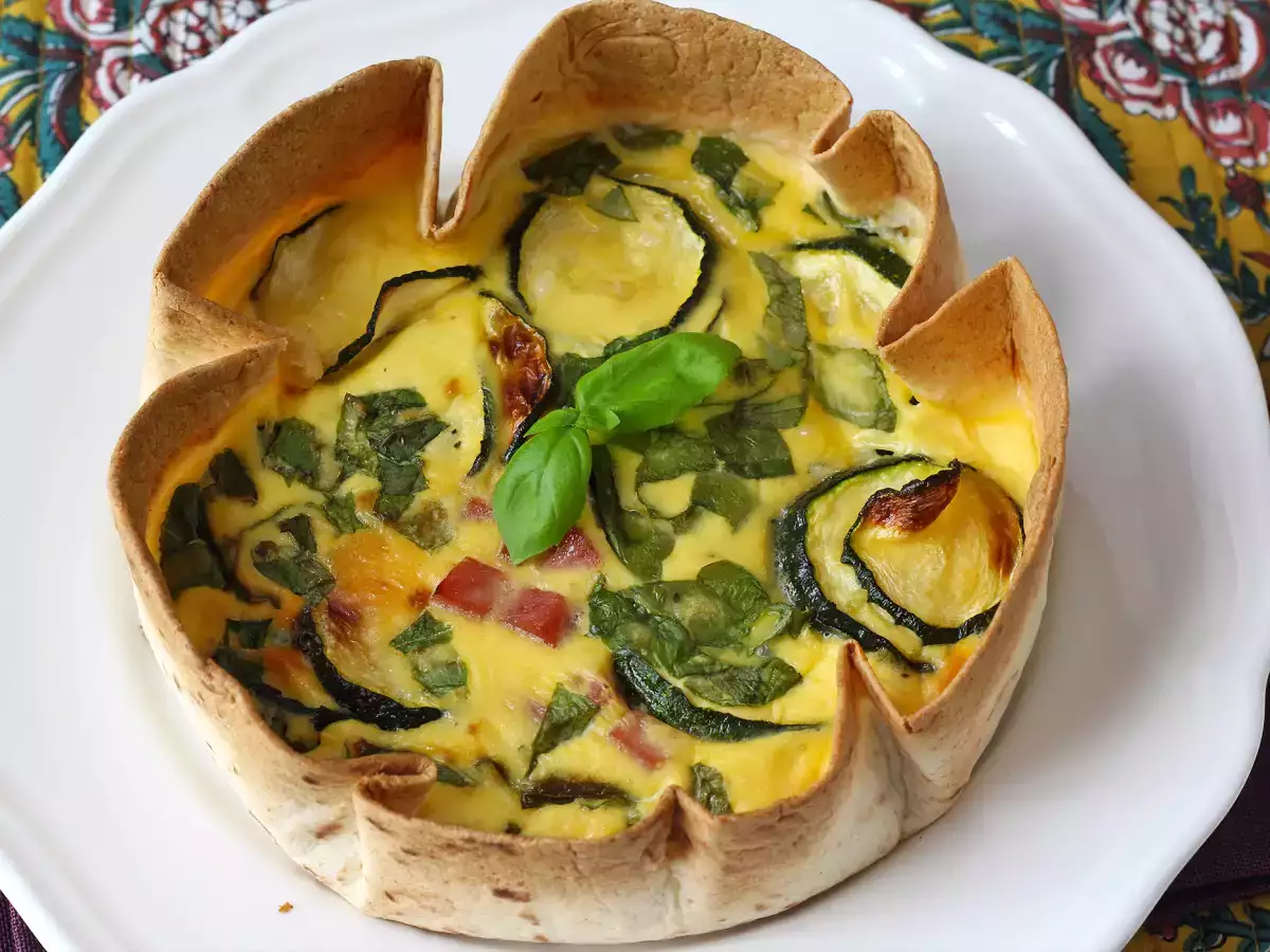 Quiche uden dej med en tortilla? Det kan sagtens lade sig gøre! En let opskrift - foto 4