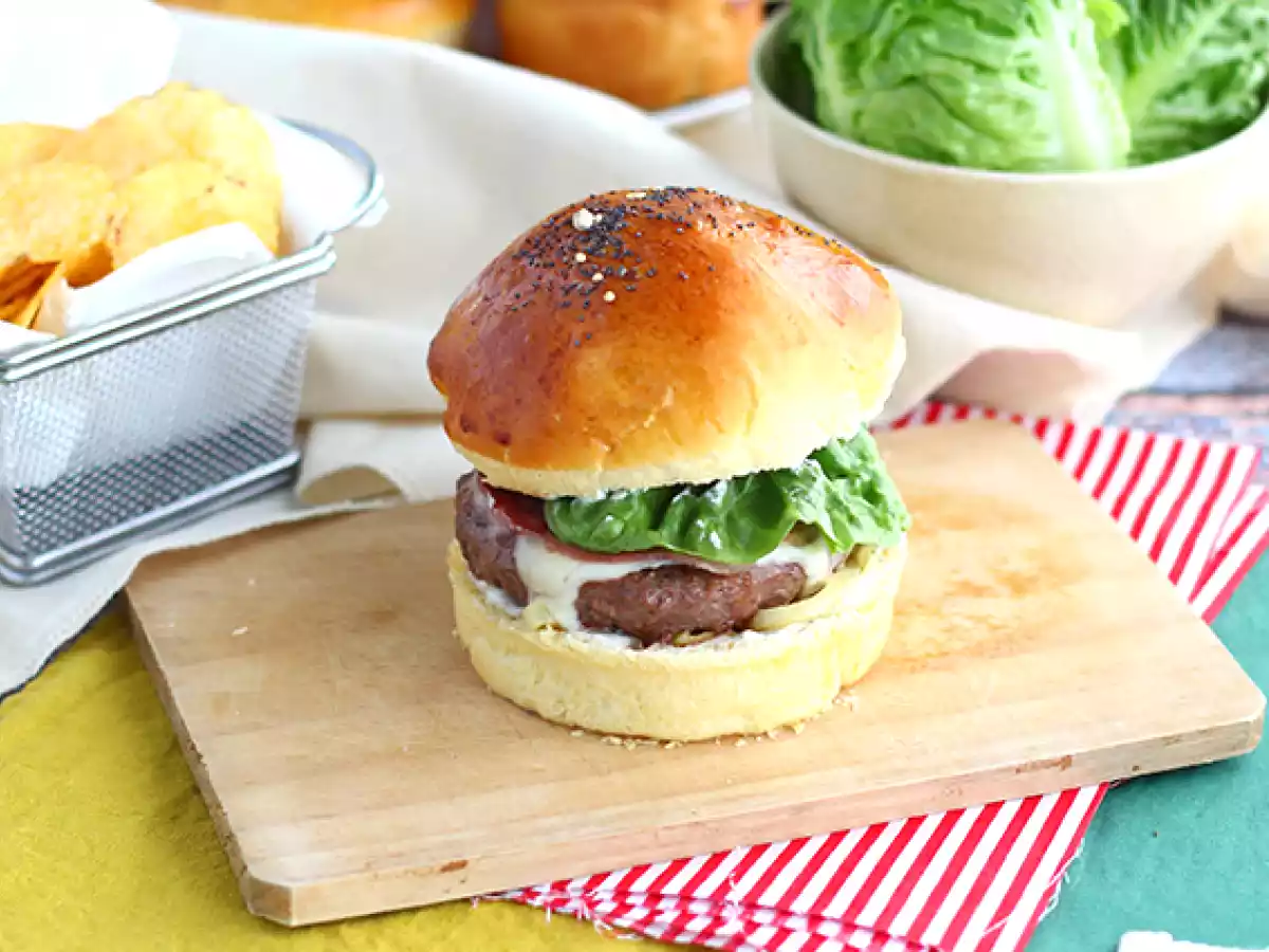 Raclette-burger