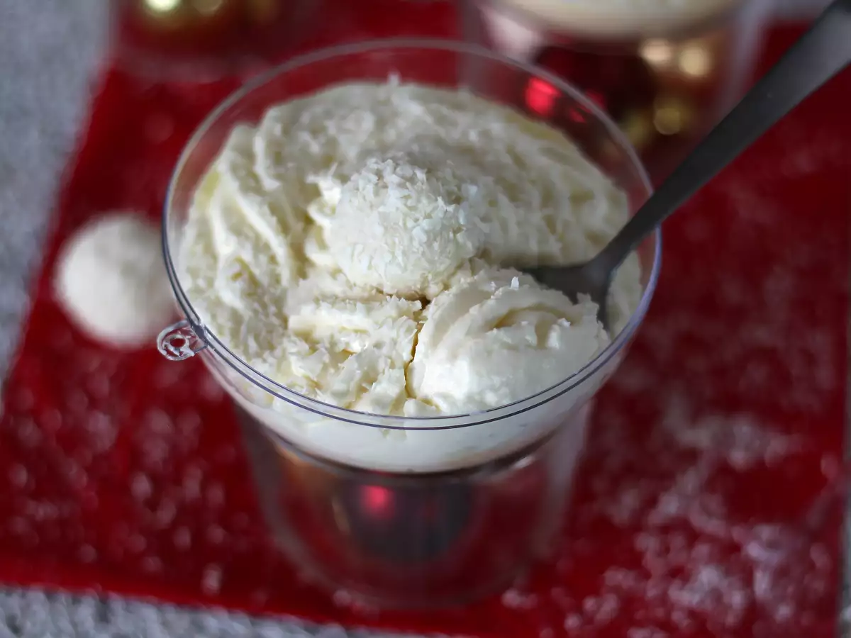 Raffaello-inspireret kokosdessert uden bagning – en eventyrlig dessert i en snekugle - foto 2