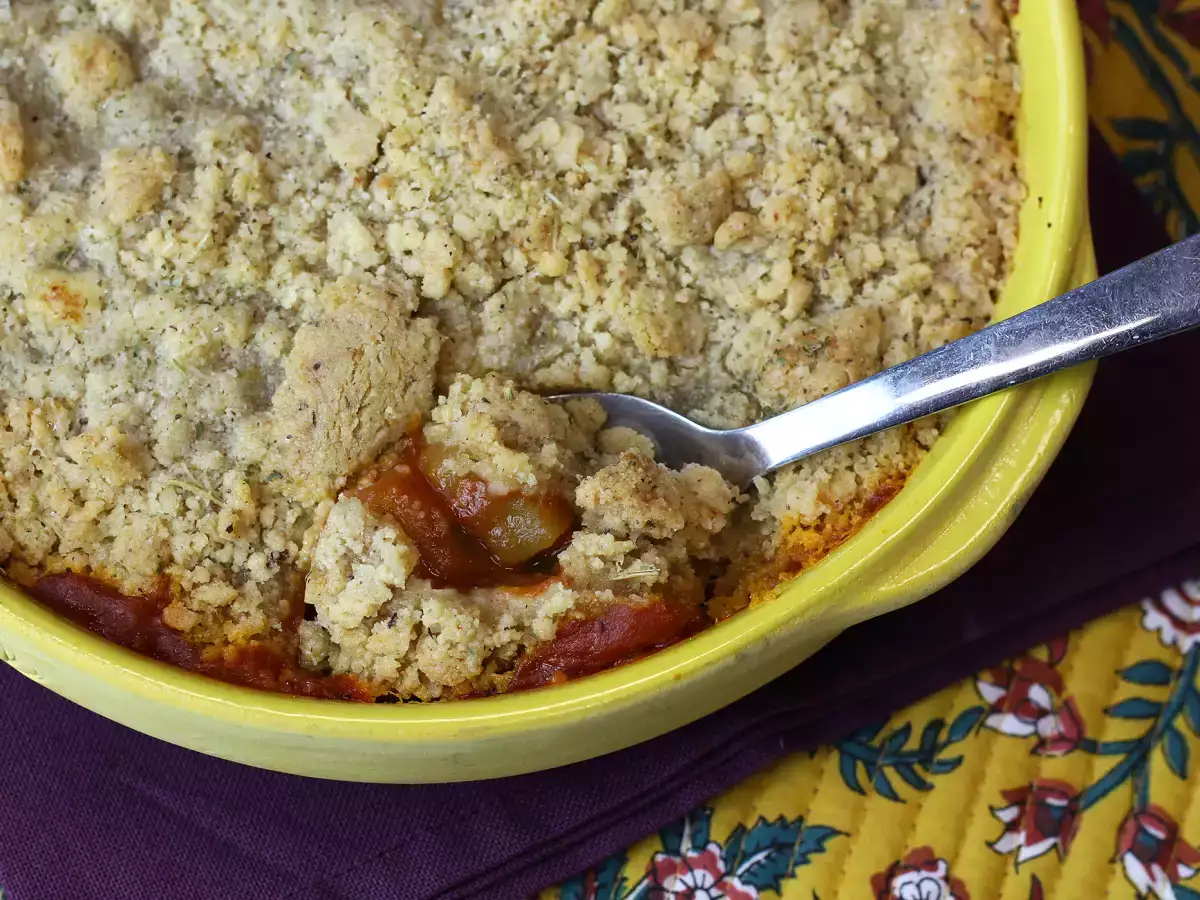 Ratatouille crumble, en hurtig og nem ret, du vil elske! - foto 3