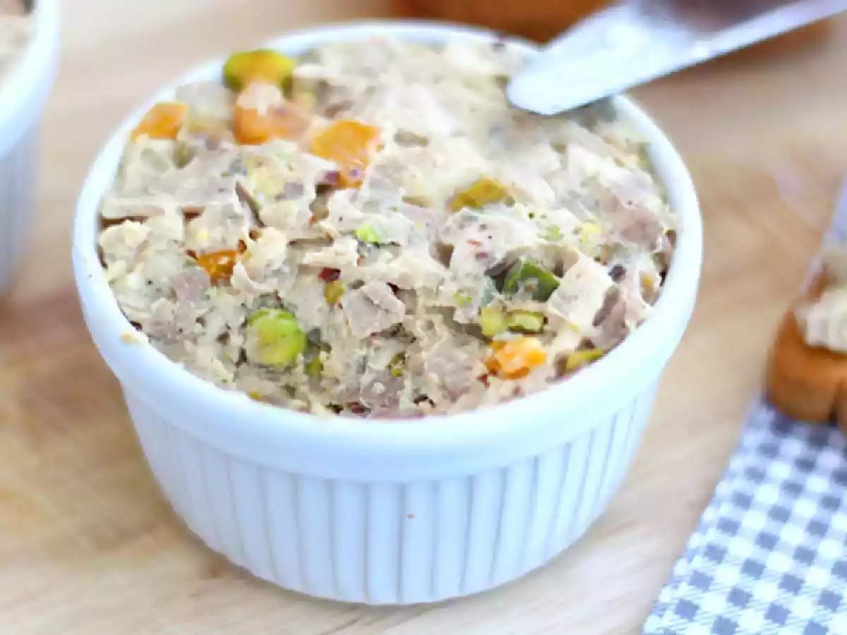 Rillettes af kylling med pistaciesennep - foto 3