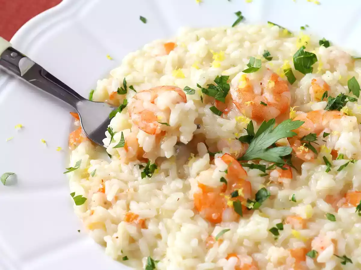Risotto med rejer og citron, en elegant og nem forret - foto 2