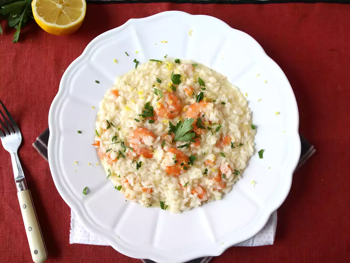 Risotto med rejer og citron, en elegant og nem forret - foto 3