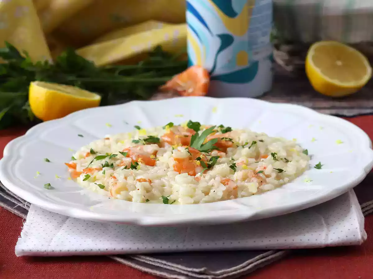 Risotto med rejer og citron, en elegant og nem forret - foto 5