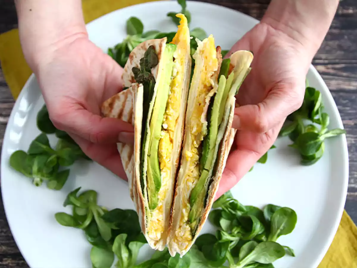 Ristet wrap i brunch-stil - Tortilla Wrap Hack