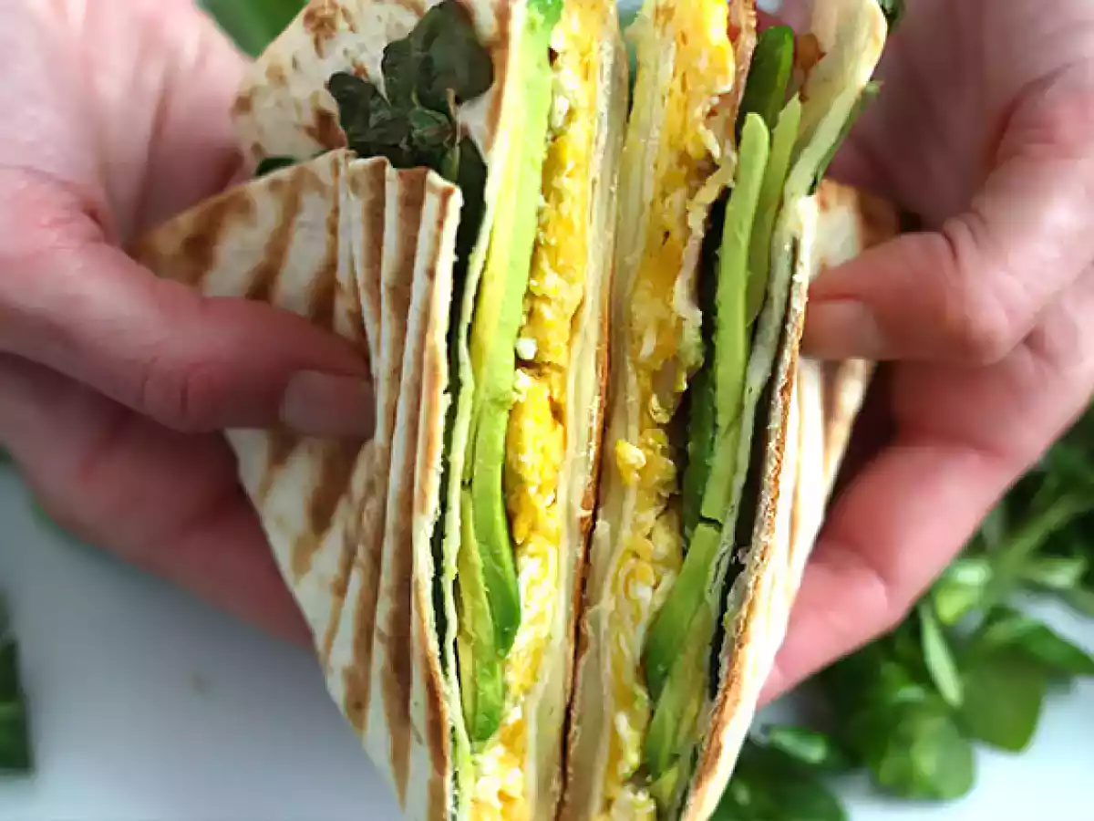 Ristet wrap i brunch-stil - Tortilla Wrap Hack - foto 5