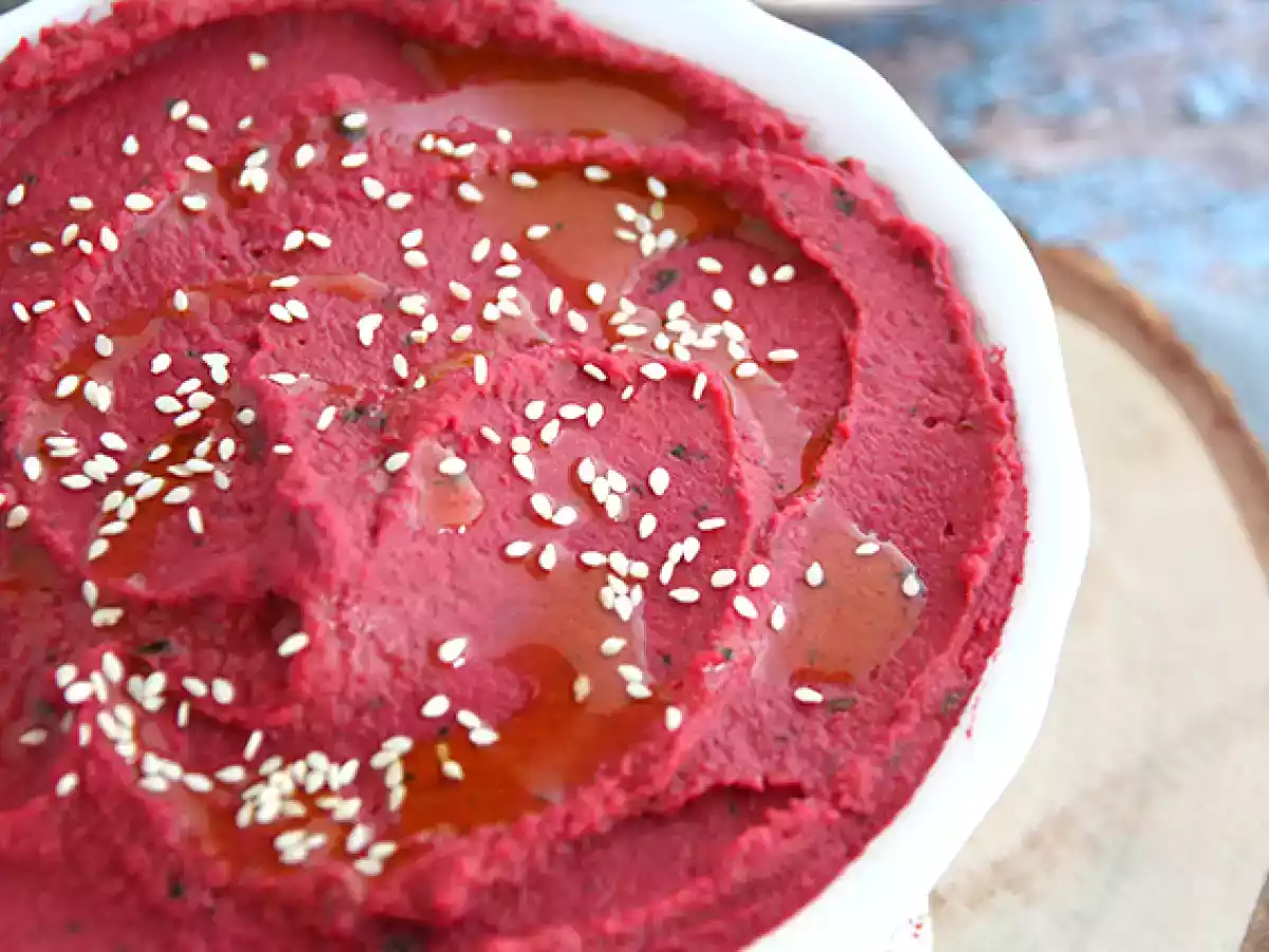 Rødbede-hummus - foto 2