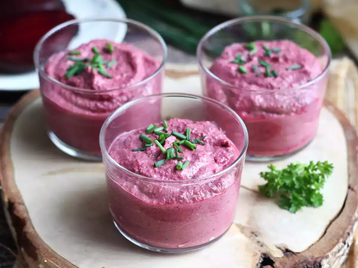 Rødbedecreme i portionsglas – en nem og frisk forret