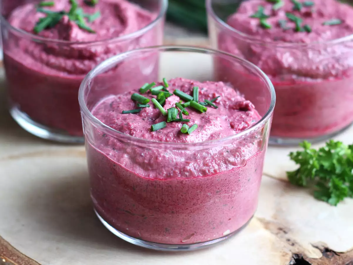 Rødbedecreme i portionsglas – en nem og frisk forret - foto 2