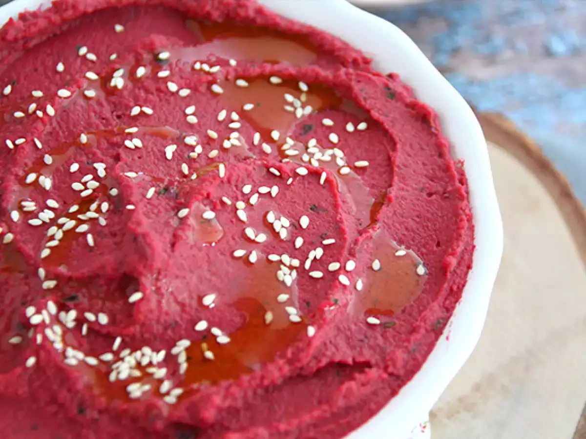 Rødbedehummus - foto 2