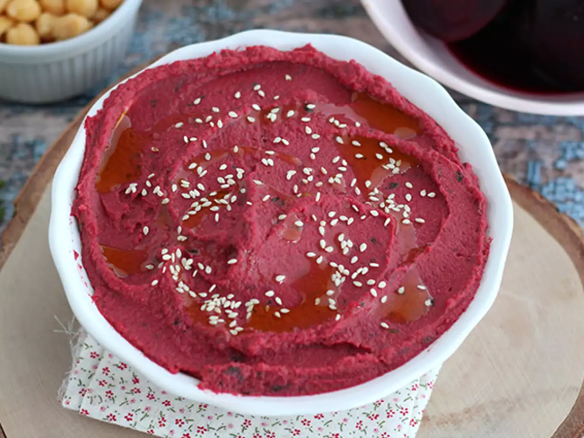 Rødbedehummus - foto 4
