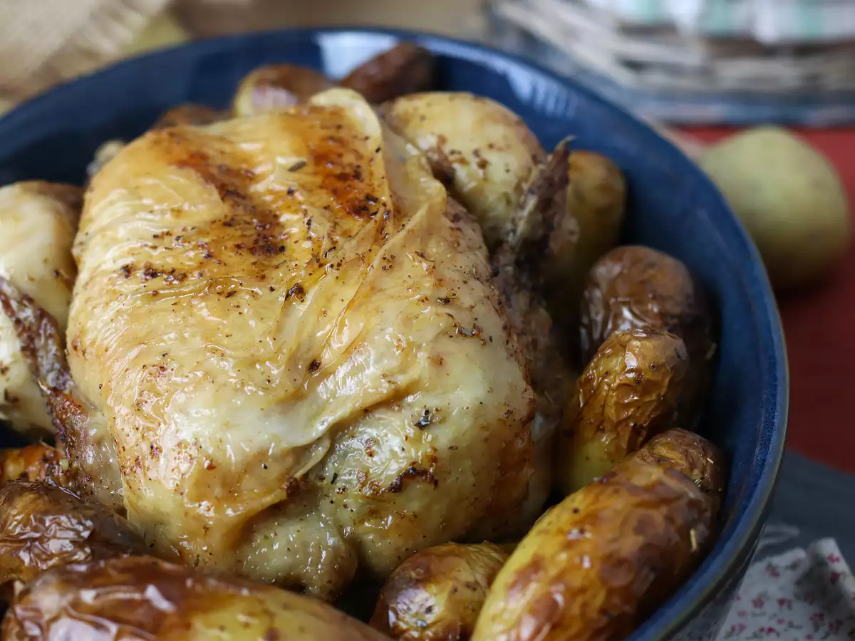 Sådan laver du helstegt kylling i en airfryer - foto 4