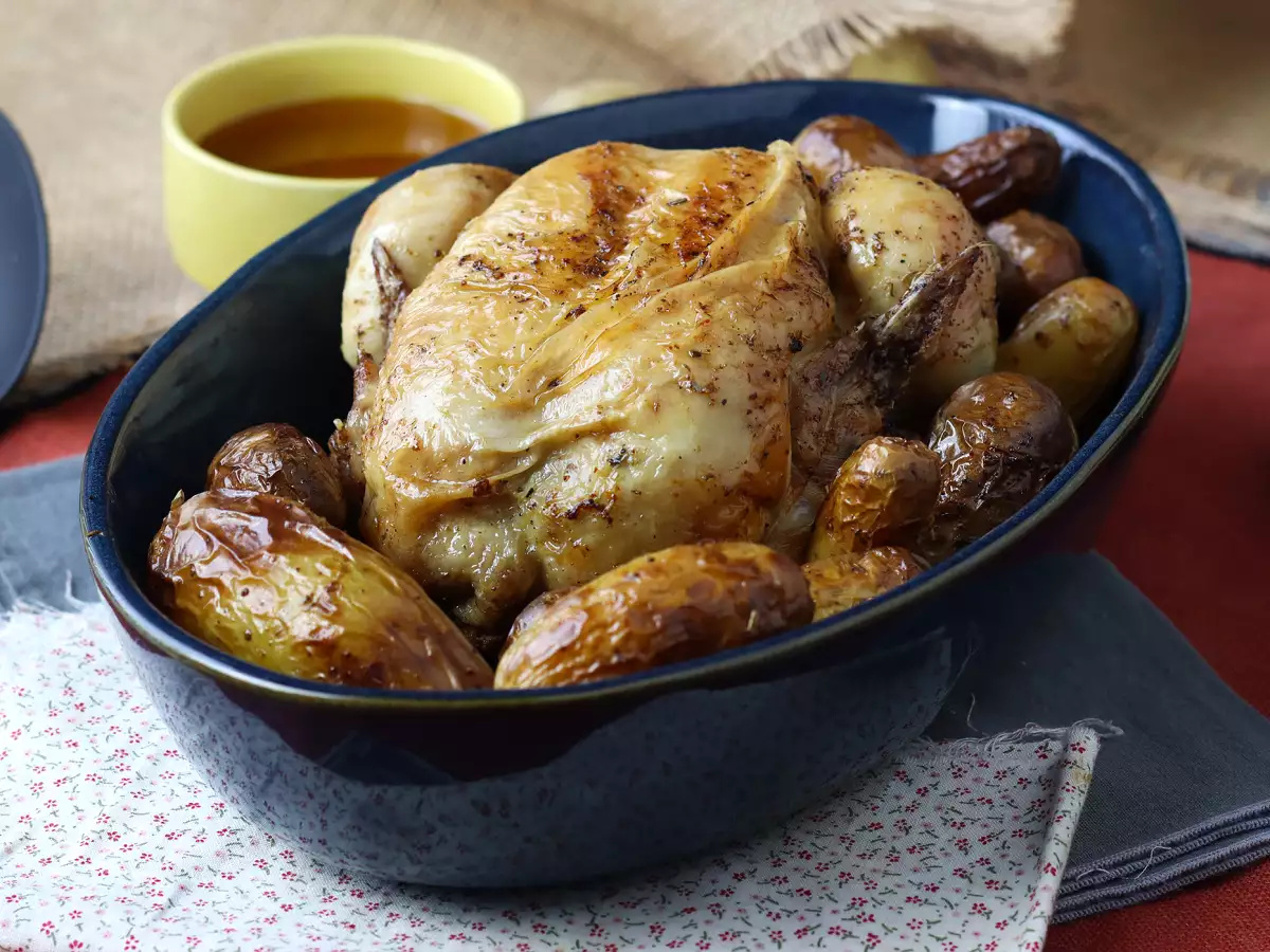 Sådan laver du helstegt kylling i en airfryer - foto 5