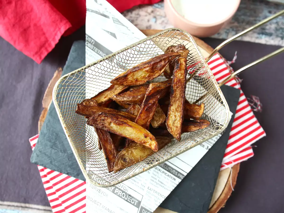 Sådan laver du sprøde pommes frites i airfryer - foto 4