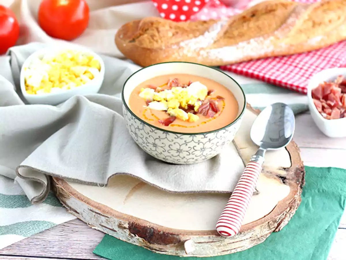 Salmorejo, spansk kold suppe