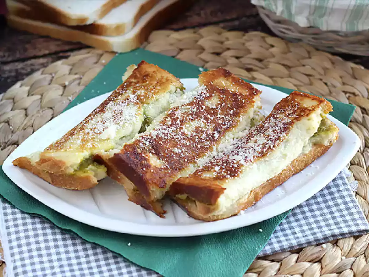 Salte arme riddere med pesto - foto 3