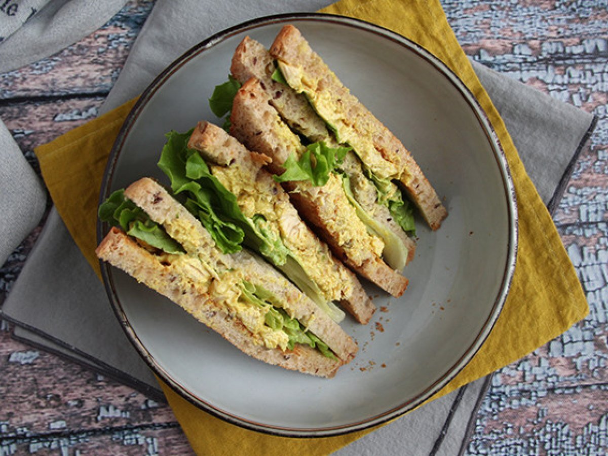Sandwich med kylling i karry - foto 2