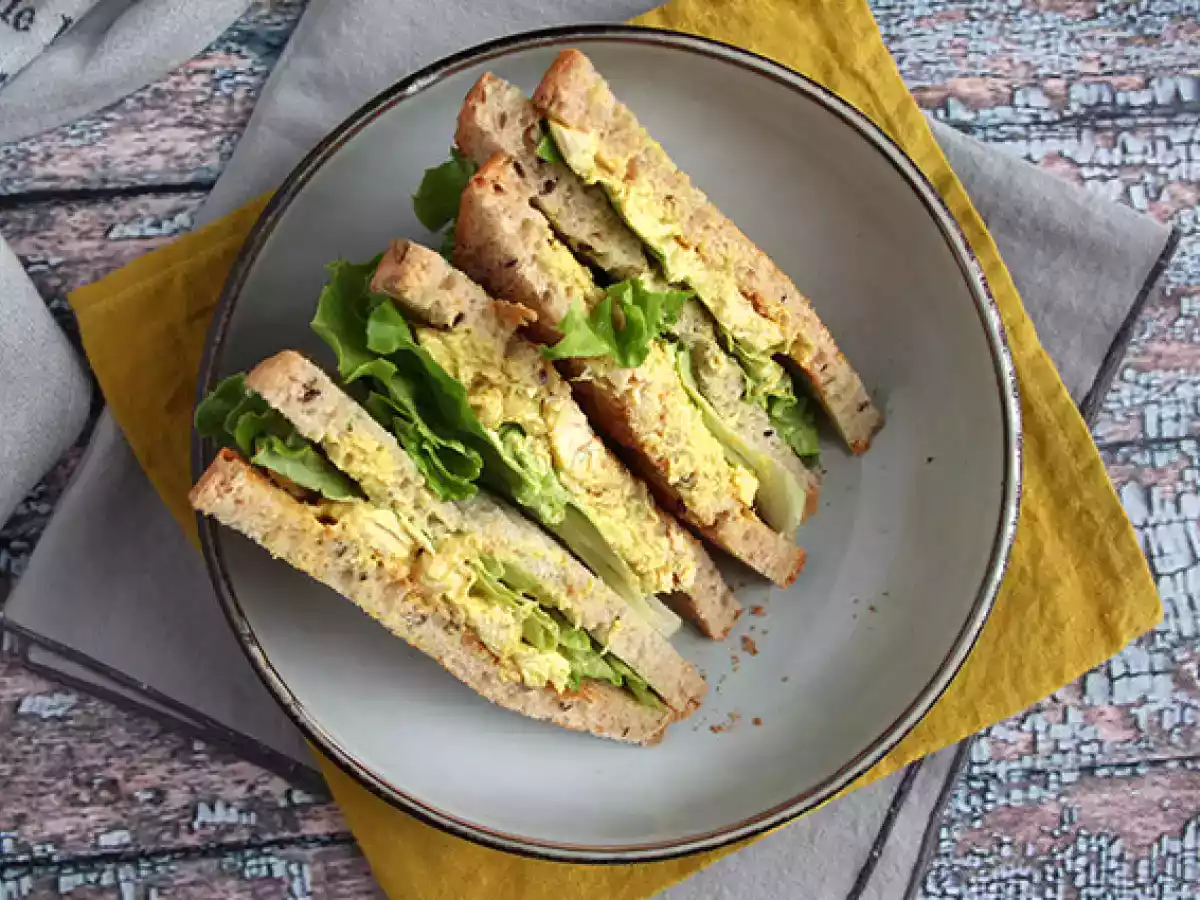 Sandwich med kylling i karry - foto 2