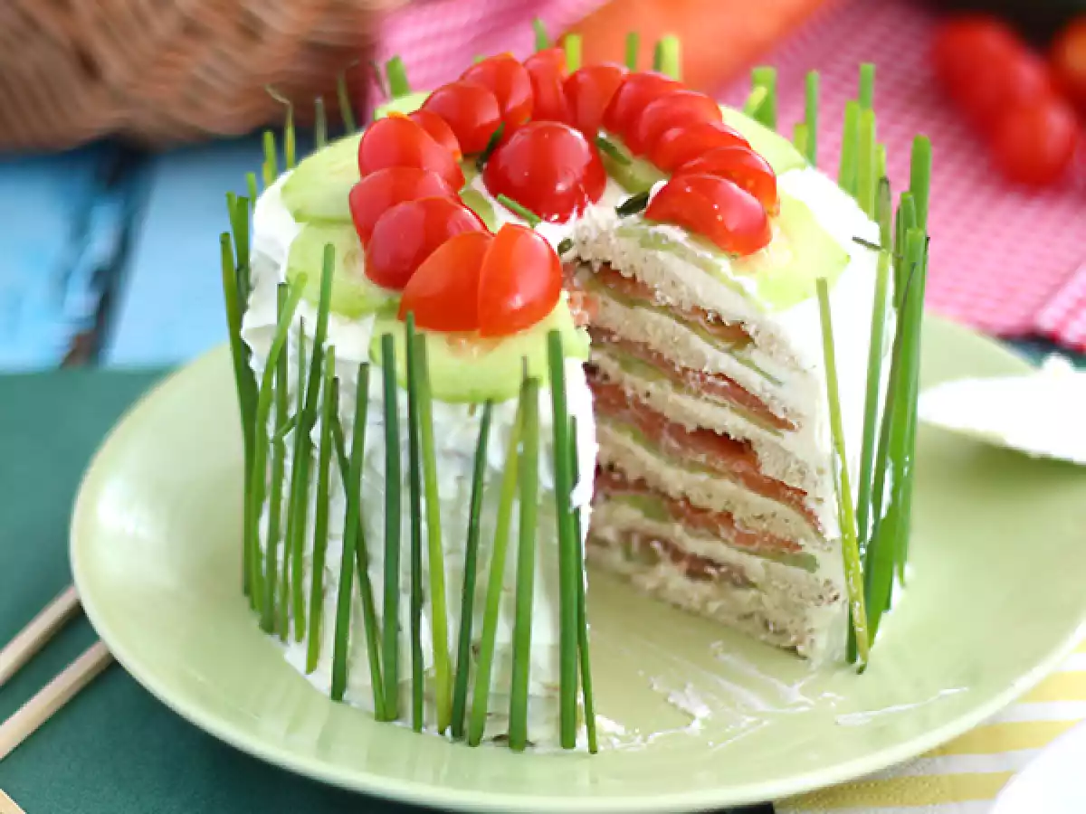 Sandwichkage, den friske aperitifkage - foto 2