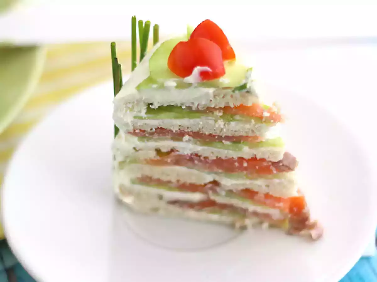 Sandwichkage, den friske aperitifkage - foto 5